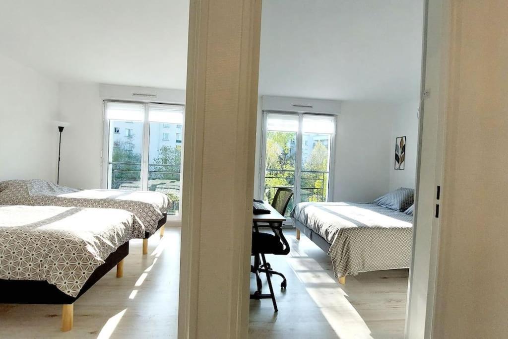 Cosy Home 2, 2 Chambres, 6 Personnes, 3 Min Gare, Parking 세르지 외부 사진