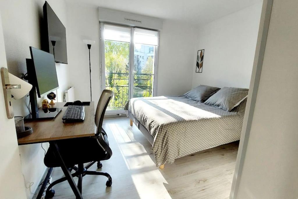 Cosy Home 2, 2 Chambres, 6 Personnes, 3 Min Gare, Parking 세르지 외부 사진