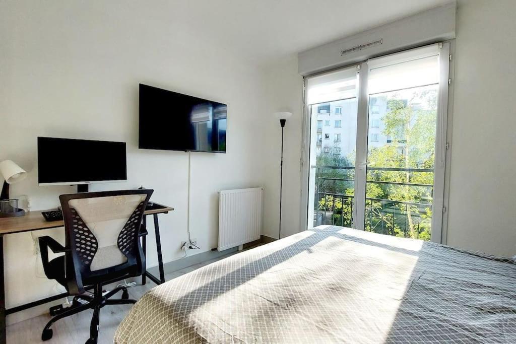 Cosy Home 2, 2 Chambres, 6 Personnes, 3 Min Gare, Parking 세르지 외부 사진